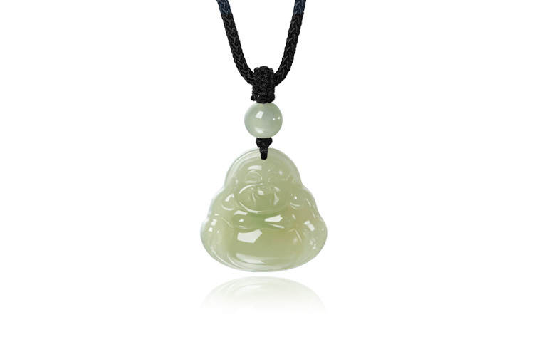 MOONS FAME Necklaces Green Jade Unisex