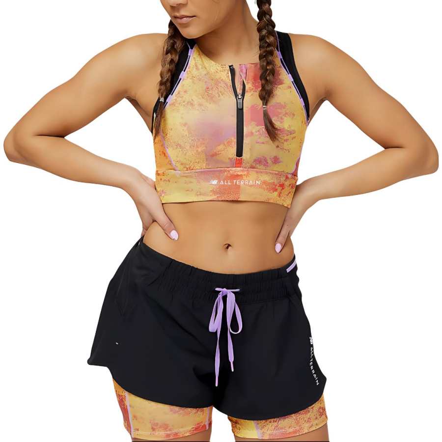 New Balance New Balance Impact Run At Bra Top Sports Underwear Women's Purple