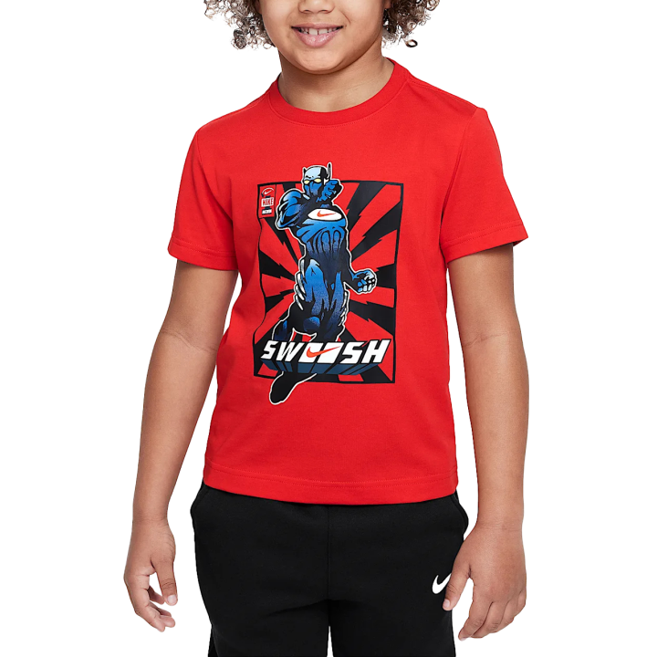 Nike Nike Swoosh T Shirt University Red Children Aged 3 7 Years Old