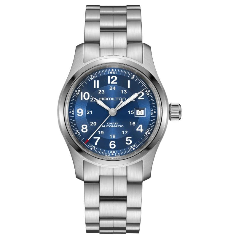 HAMILTON Khaki Field Series Red Hat Automatic Mechanical Movement 100m Waterproof Men's Watches Watch 42mm