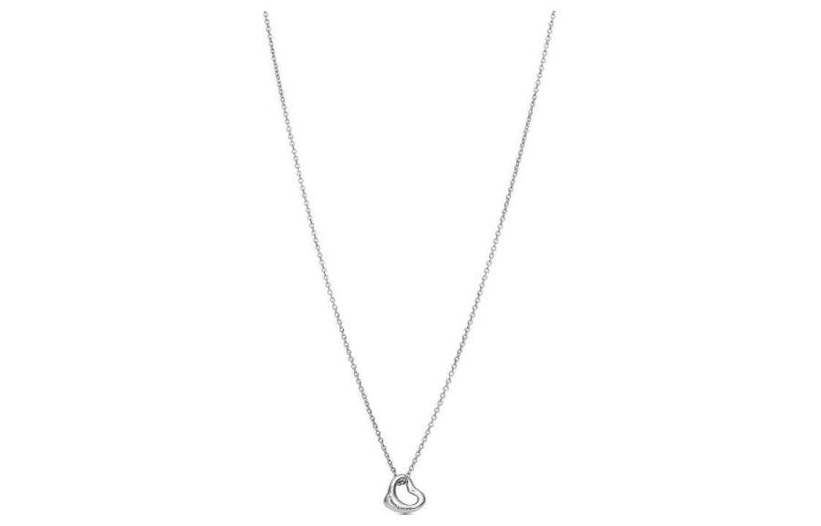 TIFFANY & CO. Elsa Peretti® 925 Sterling Silver Necklaces Women's Silver