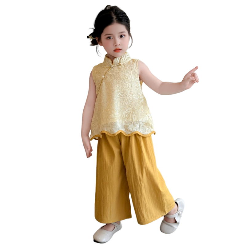 Lanza Hanfu 2 Piece Set Children Aged 3 7 Years Old