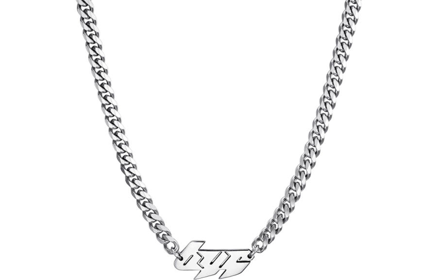 BYG BYG Titanium Steel Necklaces Unisex Silver