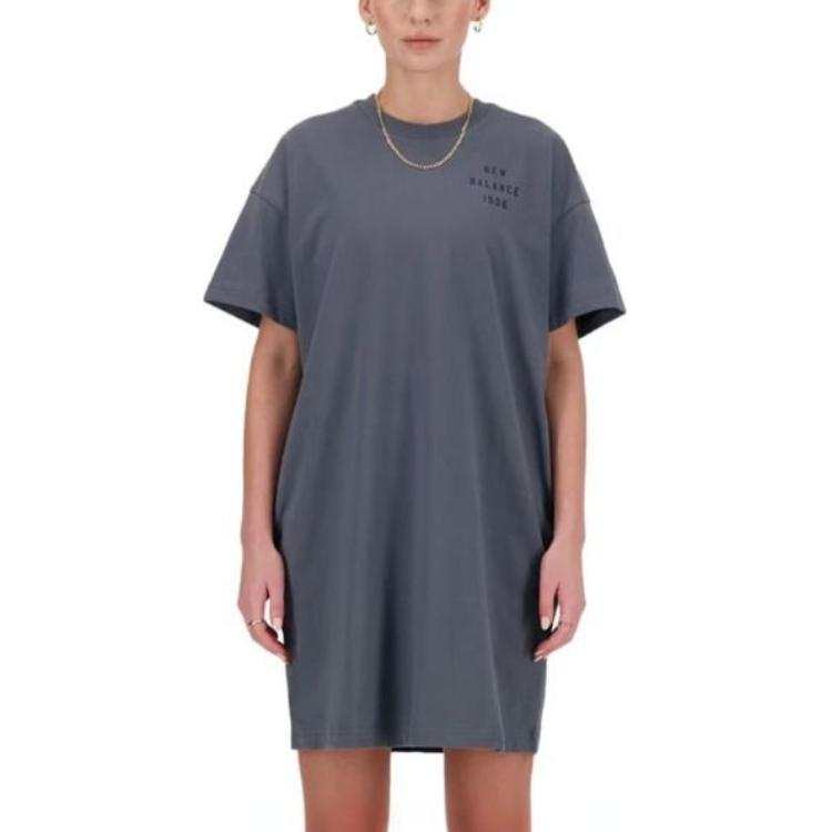 New Balance New Balance Short Sleeved Dress Women's Dark Gray
