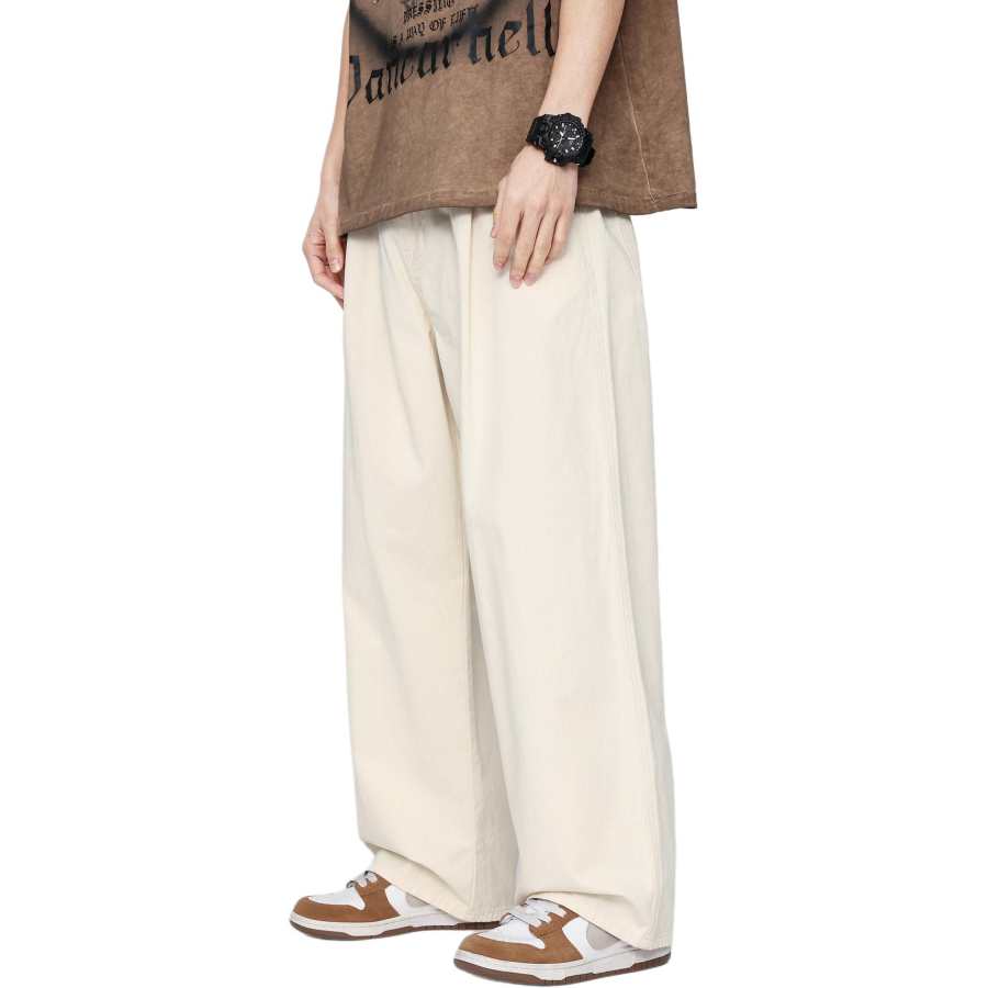Jeep Outdoor Commute Casual Pants Unisex Original White Denim