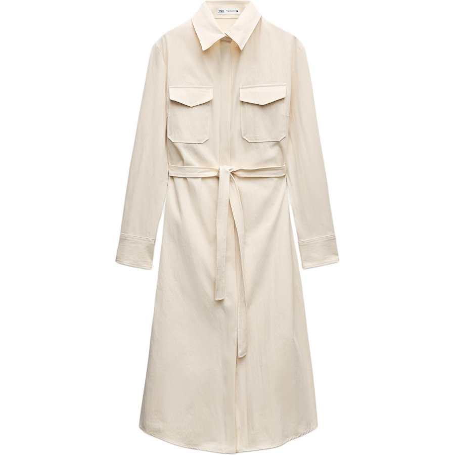 ZARA ZW Long Sleeved Dress Women's