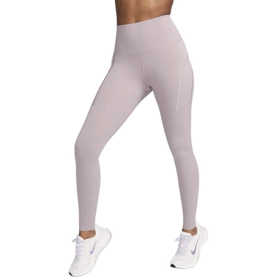 Nike Nike Universa High Waisted Full Length Leggings Sports Pants Women's Light Purple Ore