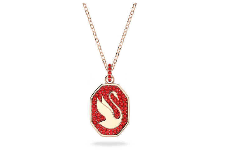 Swarovski Swan Gold Plated Necklaces Women's