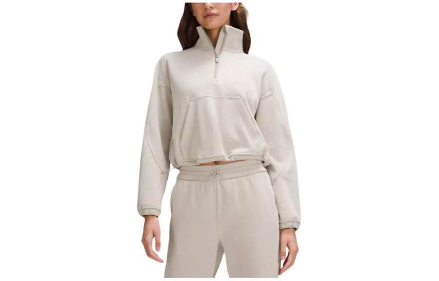 Lululemon Lululemon Softstreme Brushed Half Zip Sweatshirt Women's