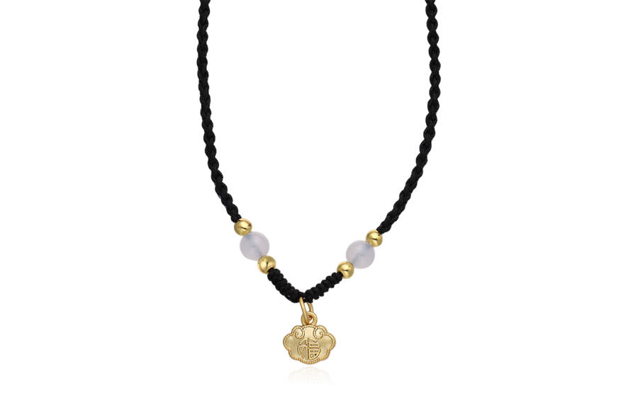 HOLLY RYAN New Chinese Style Peace Lock Necklace Unisex Heartbeat Accessories