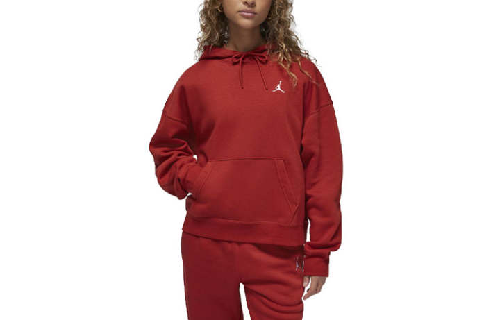 Jordan Jordan Brooklyn Fleece Sweatshirt Women's Sand Dune Red