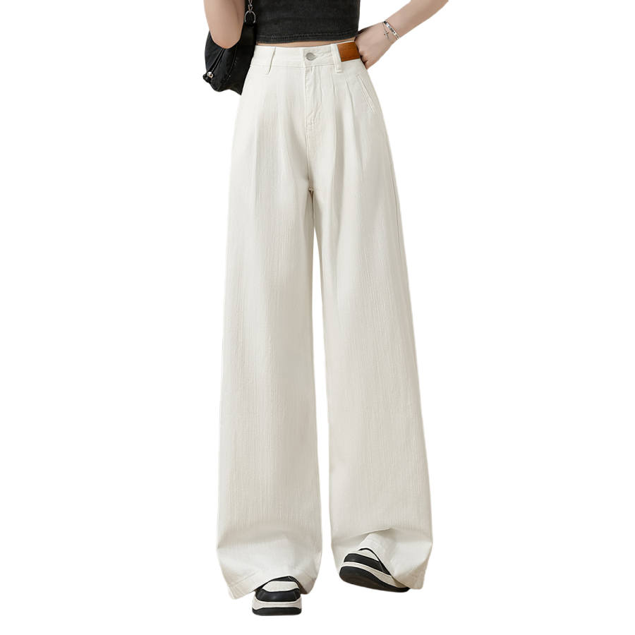 BALENO Jeans Women's White Moderate Wide Leg Pants