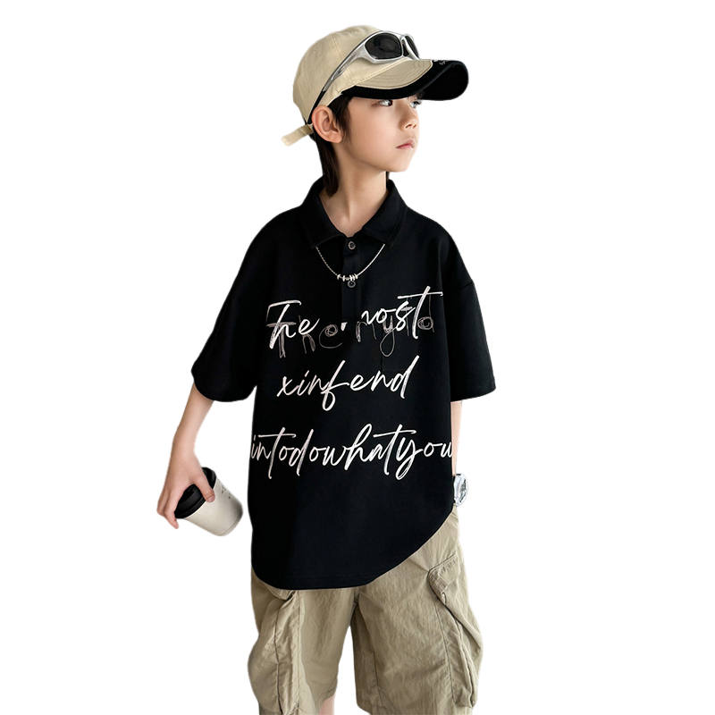 Lanza Lanza Kids T Shirts Lapel