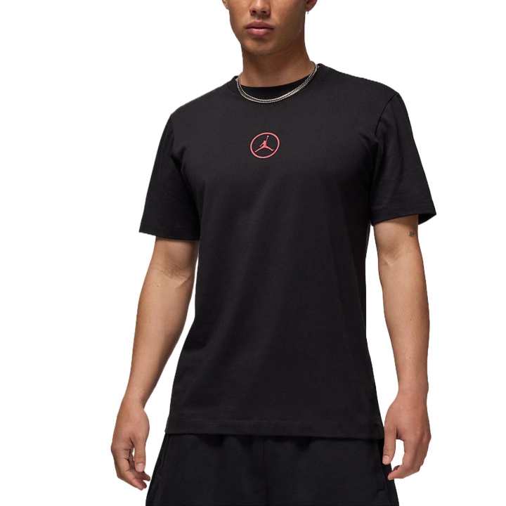 Jordan Jordan Flight Essentials SS25 T Shirt Men's Black/School Red/School Red