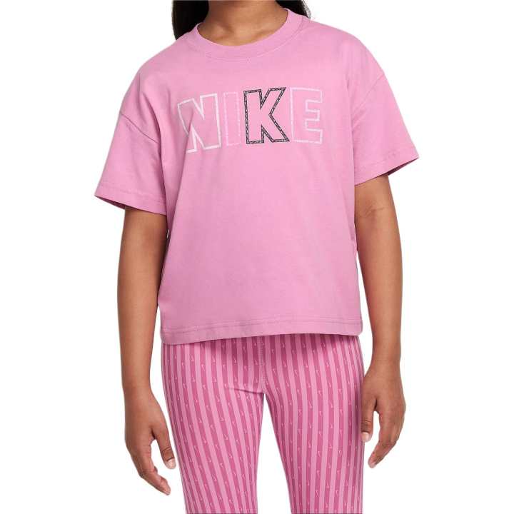 Nike Nike Sportswear Essentials T Shirt Flamingo Pink Kids'