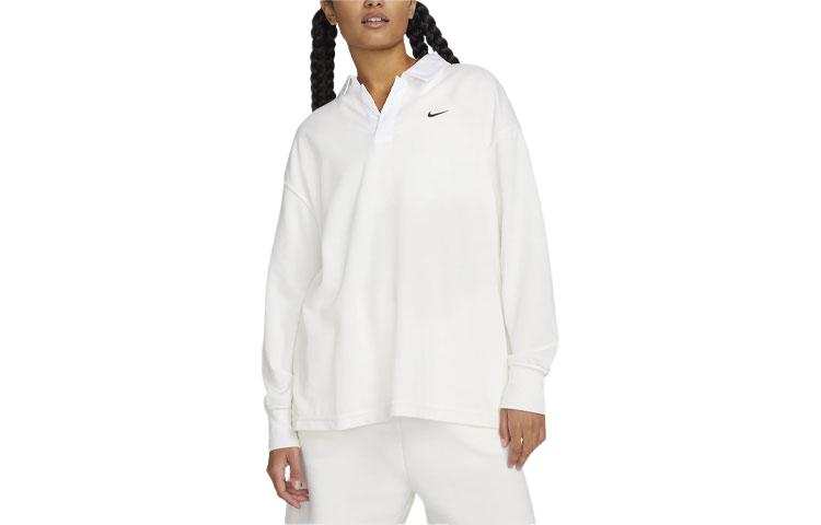 Nike Nike Sportswear Essentials Polo Shirt Women's White