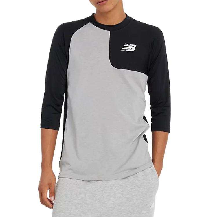 New Balance New Balance LS Asym Sweatshirt Men's Black