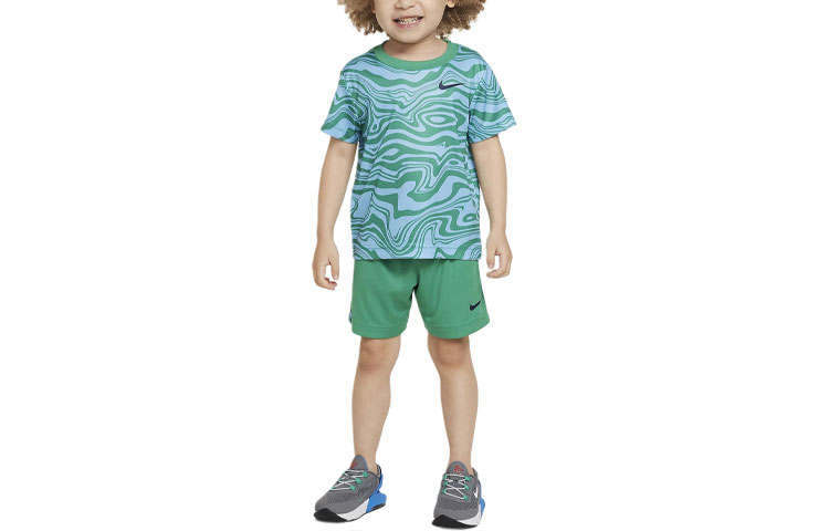 Nike Nike Kids Matching Sets Sportswear Paint Your Future Dri FIT Stadium Green Infant And Toddler