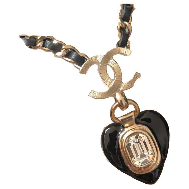 CHANEL Classic Double C Metal Necklaces Women's
