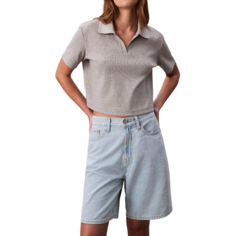 CALVIN KLEIN Denim Shorts Women's Blue