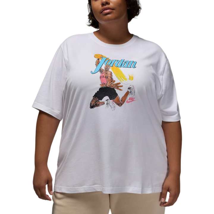 Jordan JORDAN Women's Graphic Girlfriend T-Shirt Plus Size