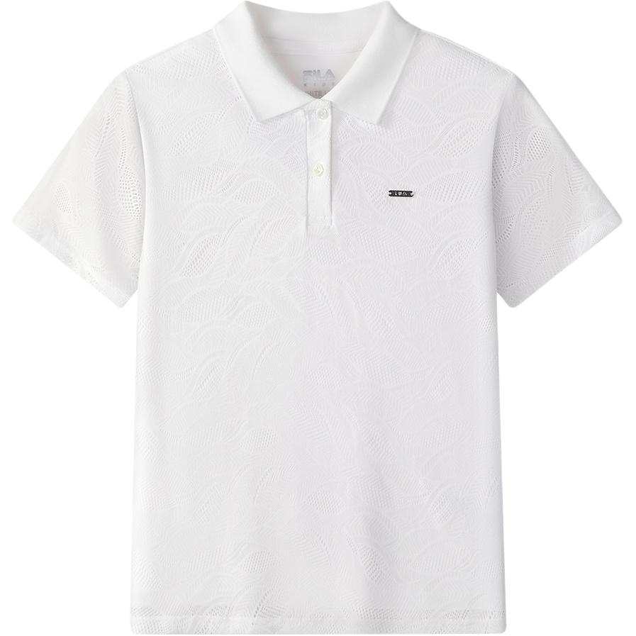 FILA KIDS Polo Shirt Standard White Teenagers