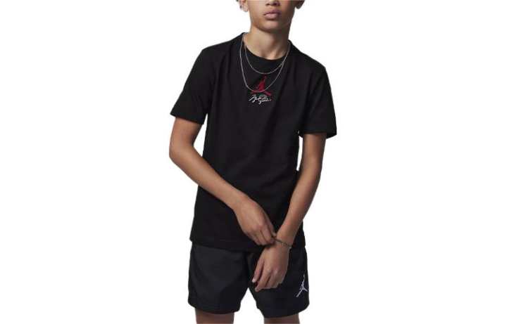 Jordan Jordan Kids T Shirts Crew Neck Moderate