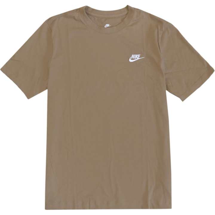 Nike Nike T Shirts Men's Brown Crew Neck Moderate Straight Fit