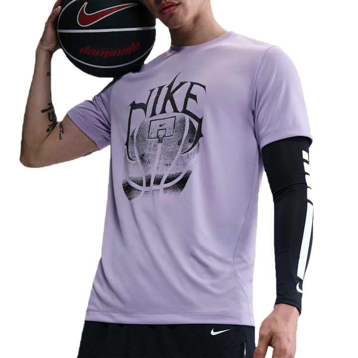 Nike Nike Dri Fit T Shirt Men's Purple