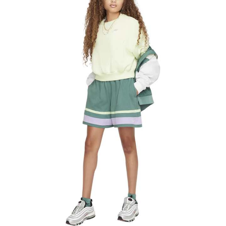 Nike Nike Sweatshirt Sportswear Club Lime Ice/White Teenagers