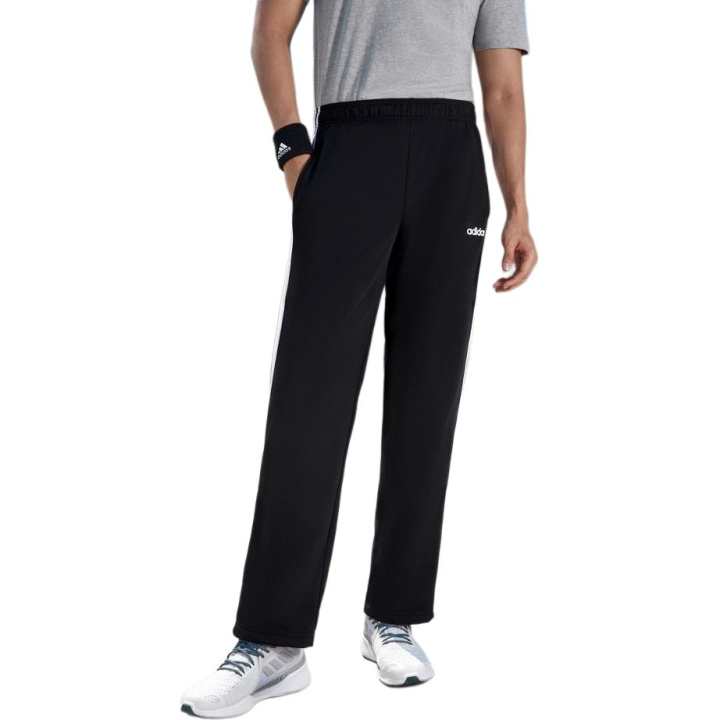 Adidas Adidas Outlets Knitted Sweatpants Men's Black/White