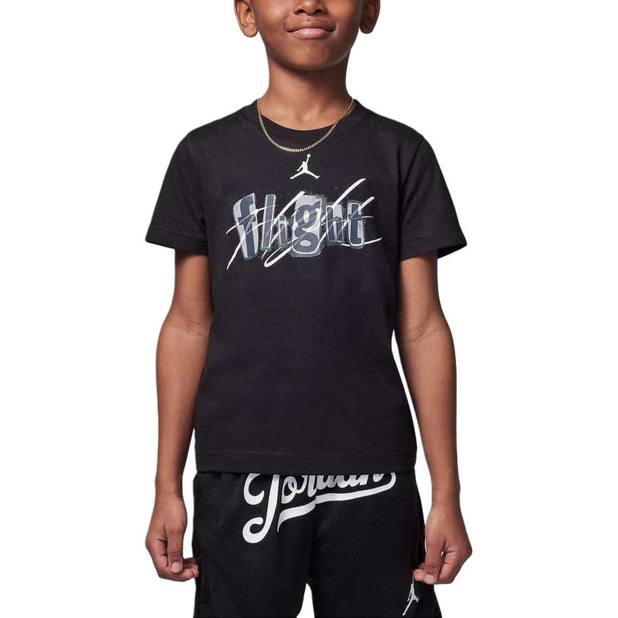 Jordan Jordan Flight Team T Shirt Black Children Aged 3 7 Years Old
