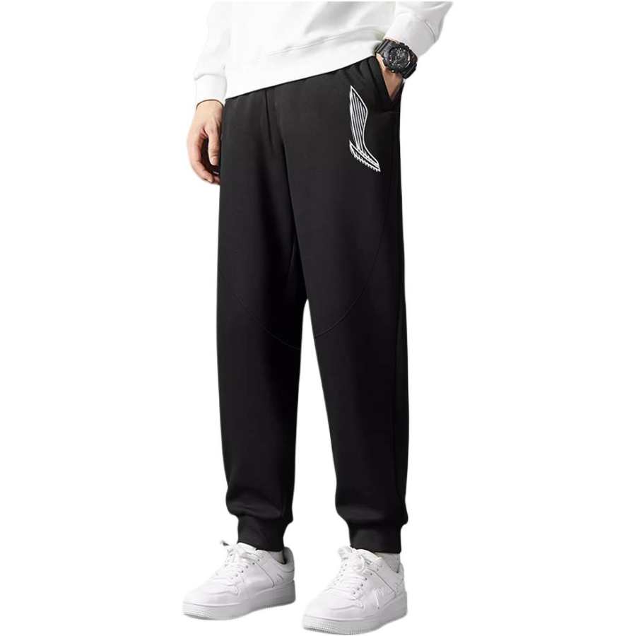 Li-Ning Li Ning Sports Life Collection Knitted Sweatpants Men's Standard Black