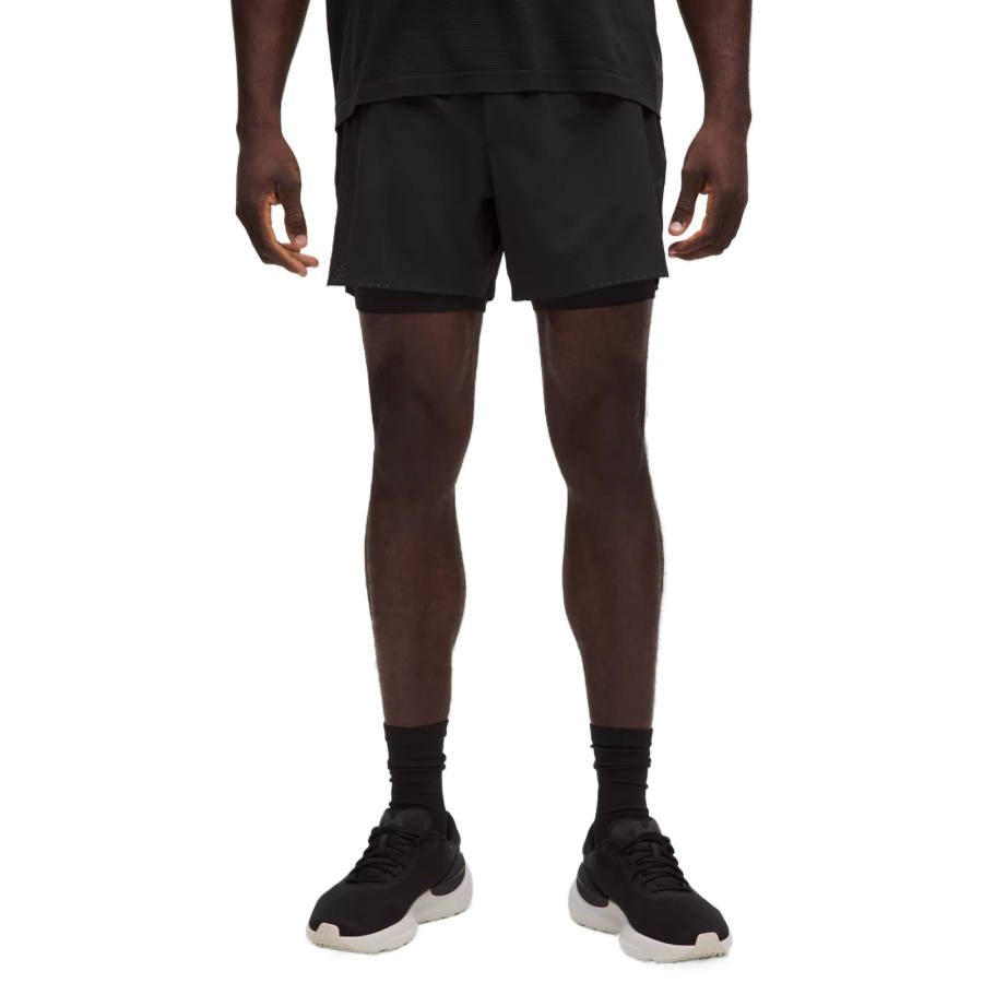 Lululemon Fast And Free Sports Shorts 5' Men's Black