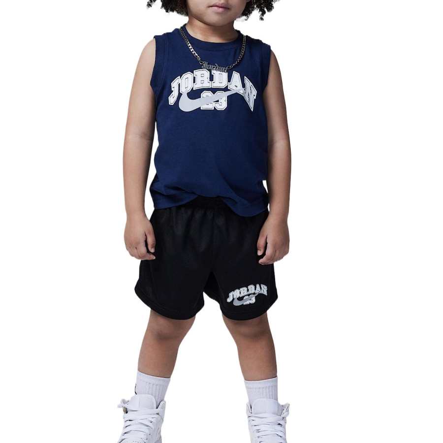 Jordan Jordan Casual Sportswear MVP23 TANK SS25 Set Black Infant And Toddler