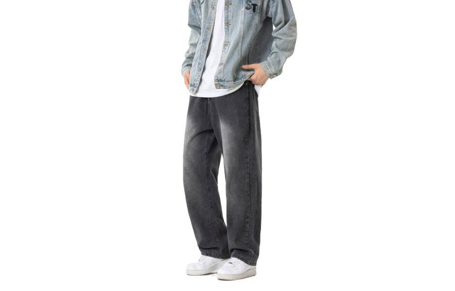 A.X.S.K Jeans Unisex Moderate Straight Fit Pants
