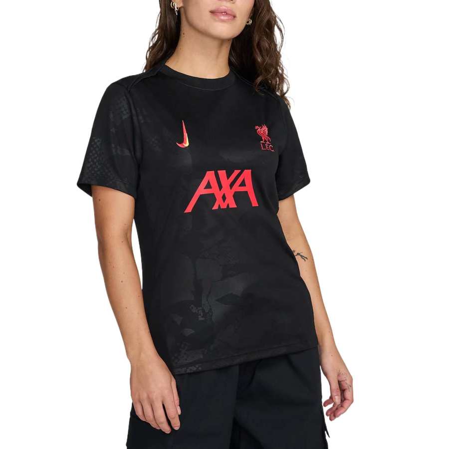 Nike Nike Liverpool Academy Pro Third Soccer Jersey Women's Black Bright Yellow Red