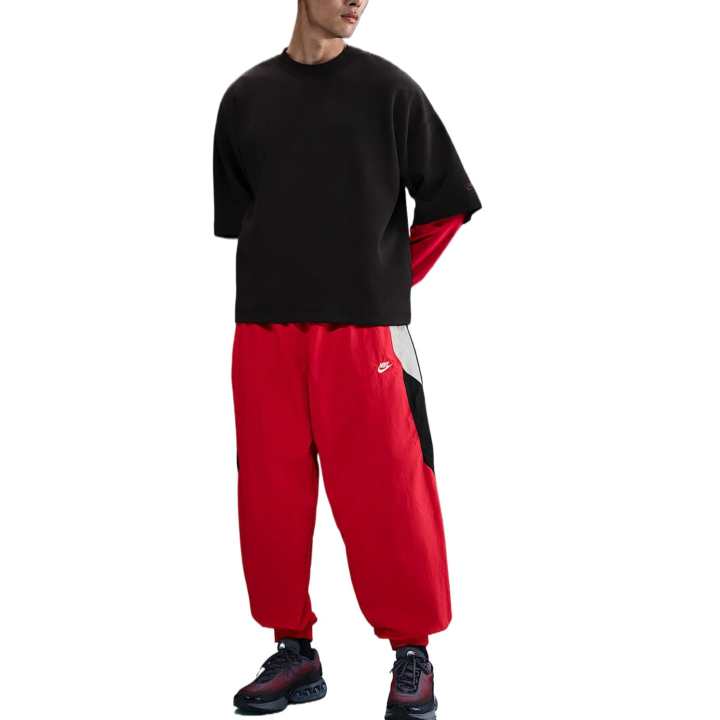 Nike Nike Club Casual Pants Men's Black Red