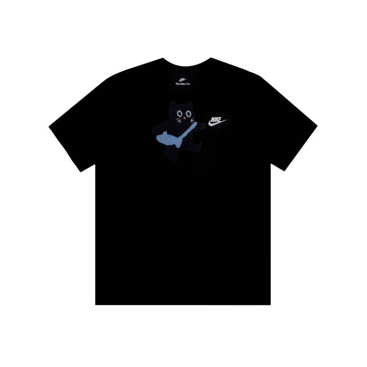 Nike Nike T Shirts Men's Black Crew Neck Moderate