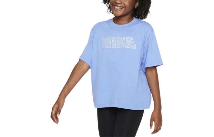Nike Nike T Shirt Sportswear Sky Blue Kids'