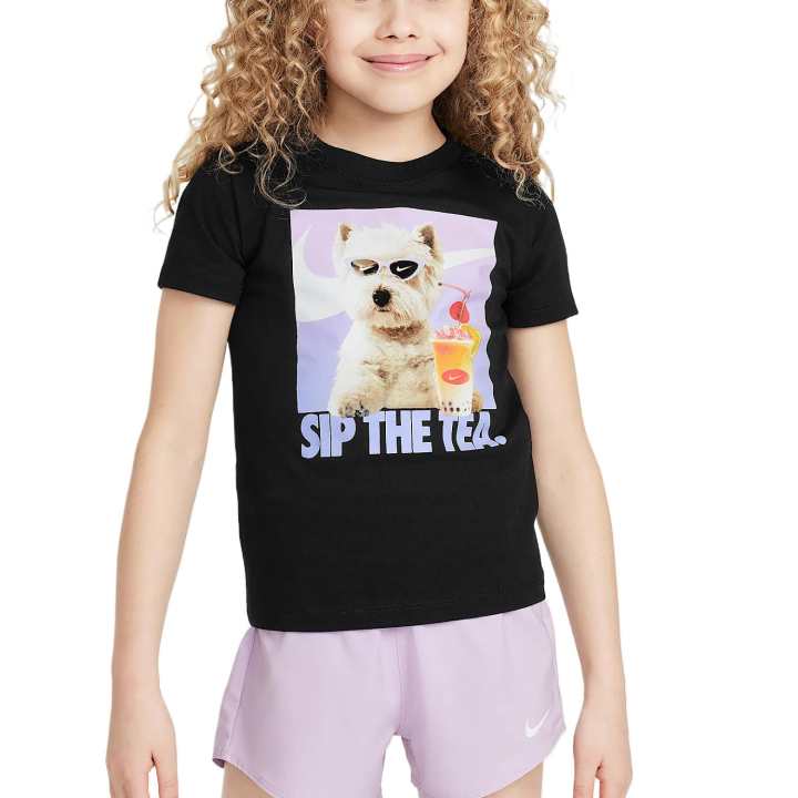 Nike Nike T Shirt SS25 Black Children Aged 3 7 Years Old