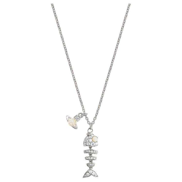 Vivienne Westwood Necklaces Unisex Silver
