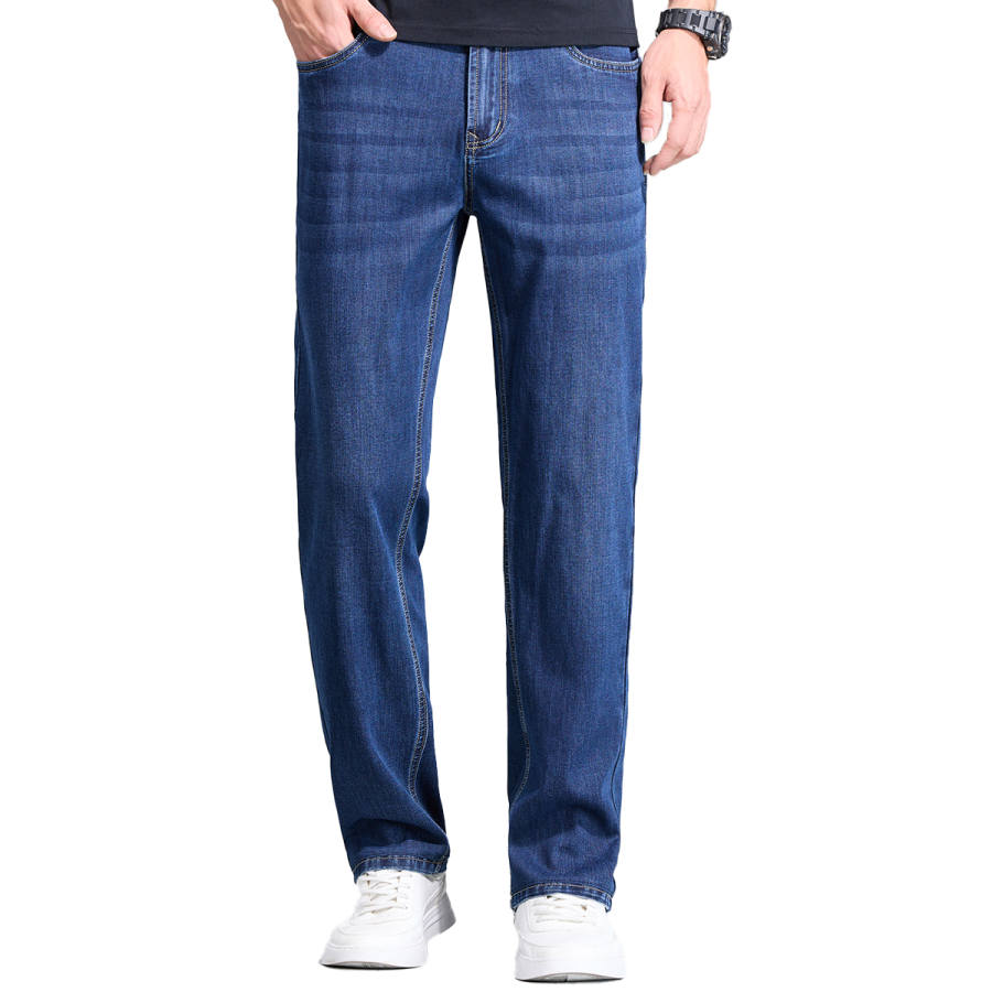 Hodo Jeans Men's Thin Straight Fit Pants