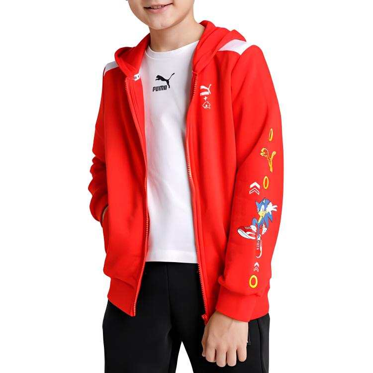 PUMA Jackets & Coats Red Children Aged 3 7 Years Old