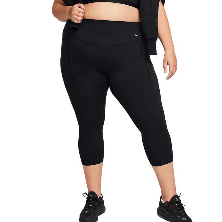 Nike Nike Universa Women's Medium-Support High-Waisted Cropped Leggings With Pockets Plus Size