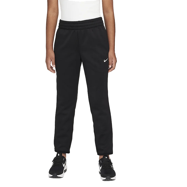 Nike Nike Therma FIT Fleece Lined Casual Minimalist Fashion Full Length Pants Black/Black/White Teenagers