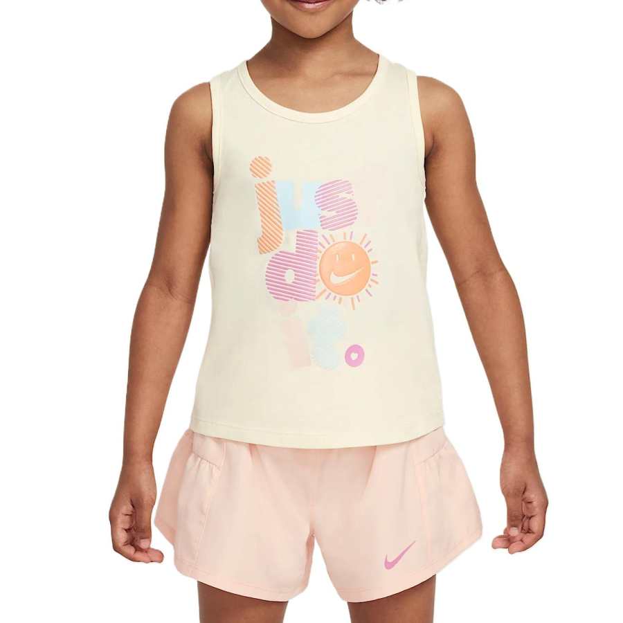 Nike Nike Casual Sportswear Dri FitSwoosh SS25 Washable Coral Children Aged 3 7 Years Old