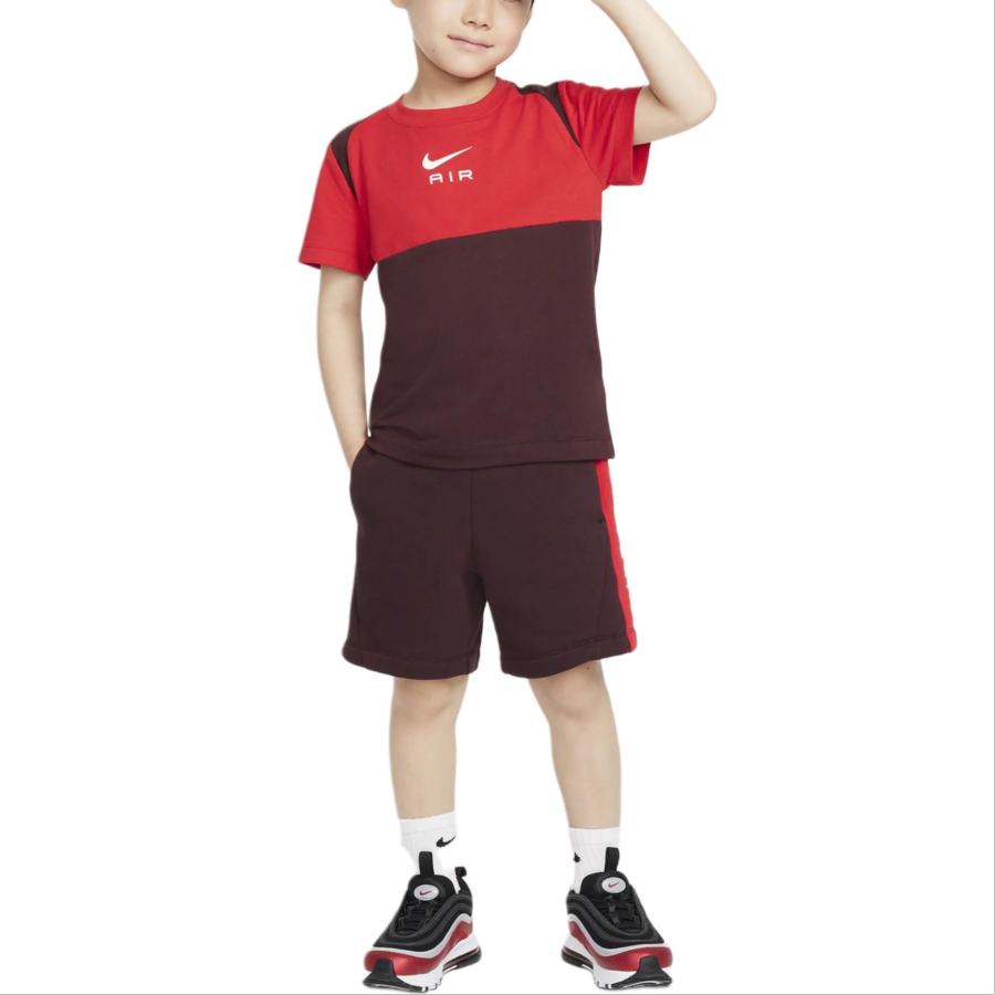 Nike Nike Air Casual Sportswear Burgundy Red Children Aged 3 7 Years Old
