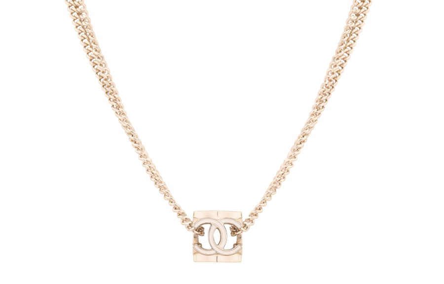 CHANEL Alloy Necklaces Women's Gold
