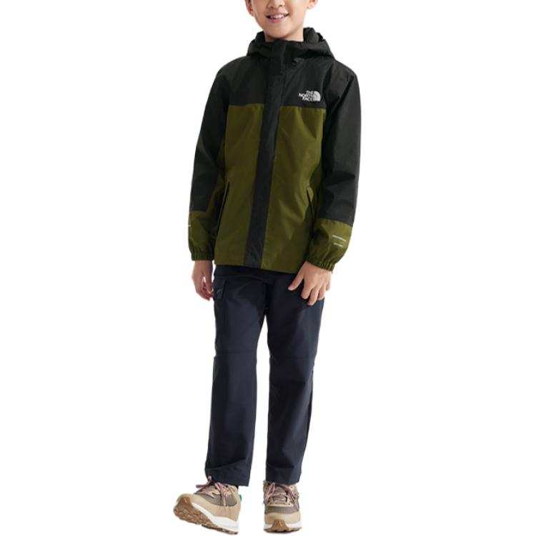 THE NORTH FACE Windbreaker Jacket Antora Olive Green Kids'
